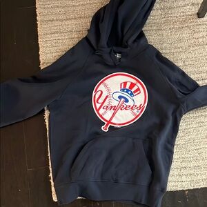 Navy Yankees Hoodie
